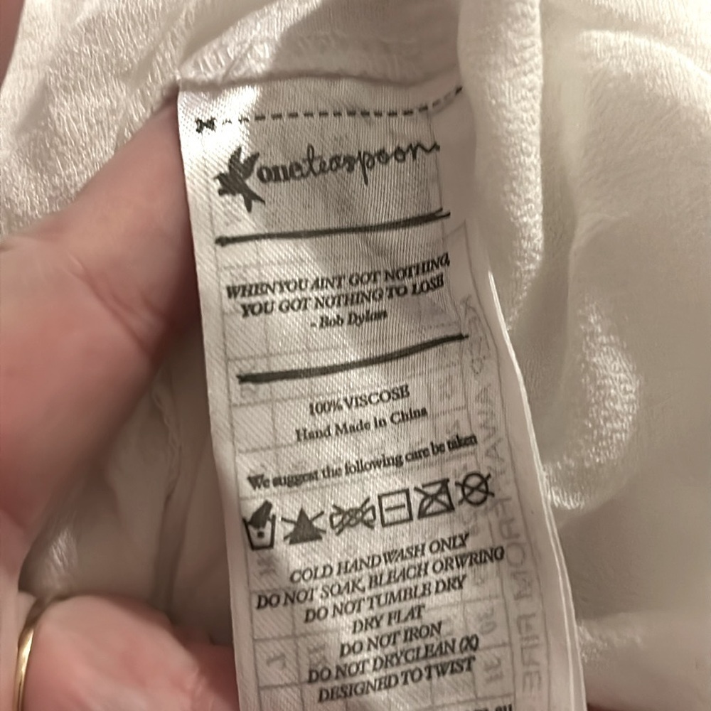 NWT ONE by ONE TEASPOON Vagabond Skirt in white size XS - Picture 10 of 13